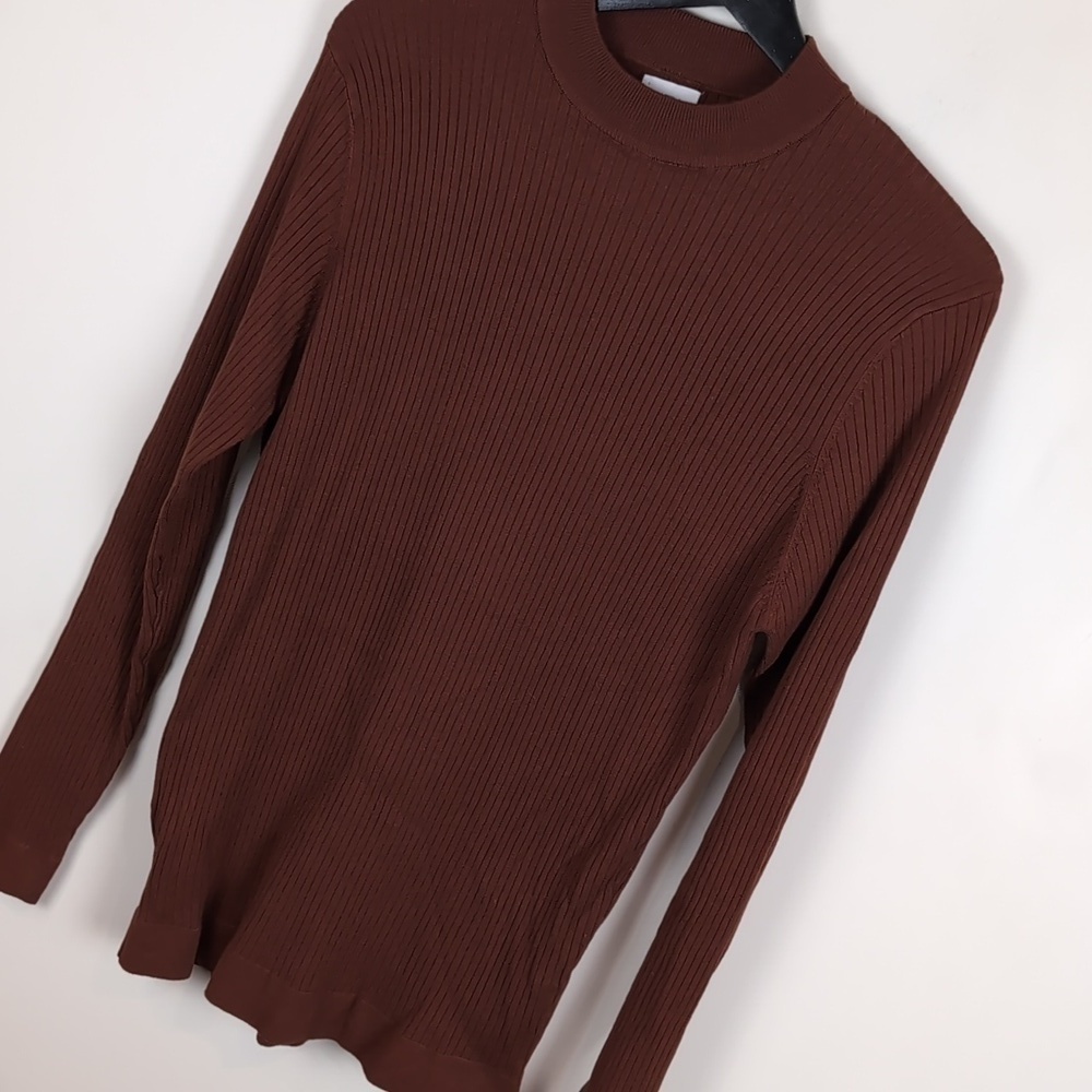 Zara Ribbed High Neck Sweater Man - Picture 5 of 6